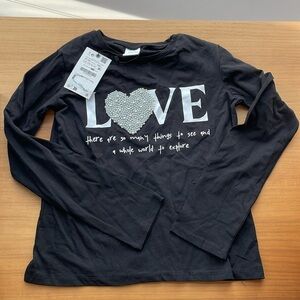 *NWTS* Kids Zara long sleeve shirt with pearl detail!